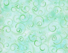 LAST 15×22 REMNANT BENARTEX GRETA LYNN PEARL SPLENDOR SEAFOAM FABRIC combineship