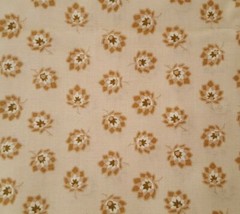 Lazy Afternoon BTY Unbranded Floral Ivory Beige Brown