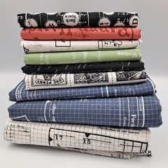 Sew Journal Quilt Cotton Fabric J Wecker Frisch Riley Blake Bundle + Yardage