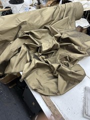 100% Silk Dupioni Fabric 54” Wide Sold By The Yard # Olive