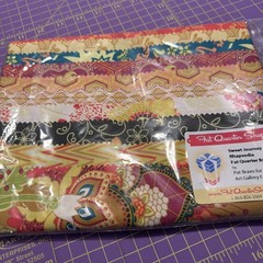 10 Piece Fat Quarter Bundle Pat Bravo Quilt Fabric Art Gallery Yellow Bright