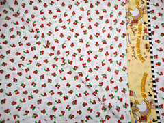 Cotton Fabric 1 3/8 Yard Bowl Of Cherries Mary Engelbreit NOT on Selvage Vtg N