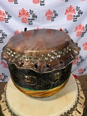 13″ Chinese Kung Fu / Lion Dance Drum with one pair of drumsticks