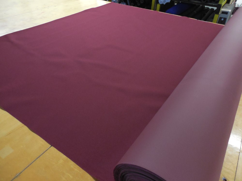 4 Yards 600x300D Burgundy PVC Backed Polyester 12.5 oz Waterproof FREE SHIPPING!