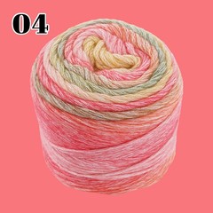 100g/roll Colorfulful Candy Bean Scarf Mohair Yarn Special Knitting Wool Ball
