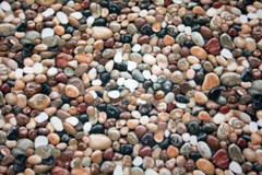 LANDSCAPE MEDELY-SMALL PEBBLES FROM ELIZABETH’S STUDIOS – 100% COTTON FABRIC
