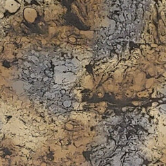 Marble look Cotton Fabric Brown Black Gray FABRIC TRADITIONS Cotton HALF YARD