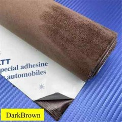 Self Adhesive Faux Suede Fabric Wrap Film Sticker Stretch DIY Car Interior Craft