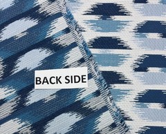 SUNBRELLA 146207 ESCAPE DENIM BLUE GEO OUTDOOR INDOOR FABRIC BY YARD 54″W