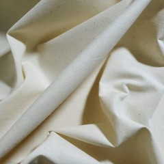 NATURAL COTTON MUSLIN FABRIC 60″ BY THE YARD 100% COTTON UNBLEACHED BROADCLOTH