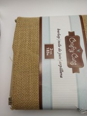 Crafty Cuts Burlap Fabric 100% Jute 2 Yards Natural Rustic Sewing Decor DIY