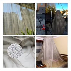 100% Silver Fiber Mesh Canopy Durable EMF Reducing Knitted Fabric
