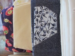 19 lbs. Lot of Large assorted Polyester, Cotton,and mixed fabrics