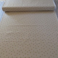 Yard ~ Tiny Strawberries On Cream by Marcus $3.99 Ships ANY Amount Fabric