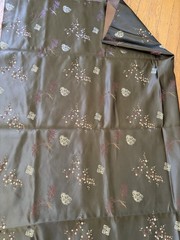 Fabric 37-in x 54-in Shimmery, Heavy, Deep Olive Green
