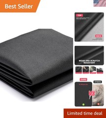 Stylish Black Marine Faux Leather Fabric – 54″x12″ for Upholstery & Accessories