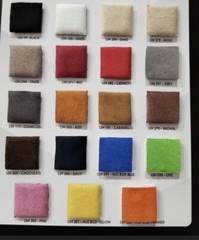 Crimson Red Suede Stretch Headlining Foam Backed Fabric 60″ Wide 3 yards
