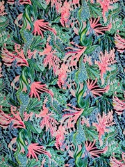 Lilly Pulitzer Pima Cotton Hide Tide Bringing Mermaid Back 1 yd (36¨x 60¨)