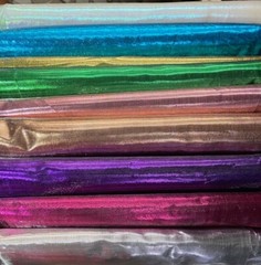 Metallic Tissue Lame Fabric – 58″ Wide by the Yard-Assorted Colors
