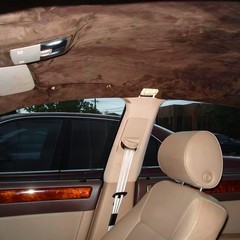 Brown Car Ceiling Fabric Repair Kit Headliner Material with Foam Backing 25sqft