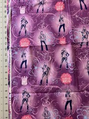 Hannah Montana Pop Star Cotton Fabric 1/2 Yard (18 By 44”) New