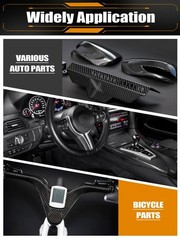 Kalolary Carbon Fiber Sheet 200 X 300 X4 MM,3K Real Carbon Fiber Board Plate