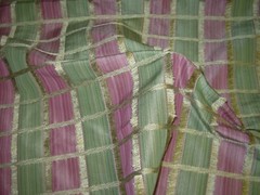 10 YDS VERVAIN EYELASH LAVENDER HIGH PLAID DRAPERY UPHOLSTERY FABRIC FOR LESS
