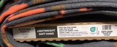 JOANNS BLIZZARD FLEECE LIGHTWEIGHT SOFT HAND, Animal Gray , PIGS, BY THE YARD