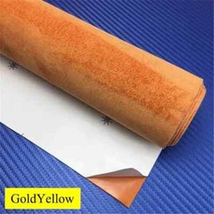 Self Adhesive Faux Suede Fabric Wrap Film Sticker Stretch DIY Car Interior Craft