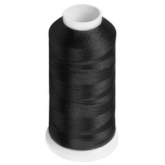 ANMINY Bonded Nylon N66 Sewing Thread 700 Yards Size T135 #138 420D/3, Black