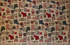 ✂ Chairs collection NEW 2-yd fabric yardage remnant scrap 45″ X 2yd blouse quilt