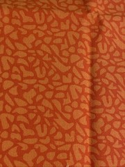 Orange Monochromatic Cotton Fat Quarter 18”x22” New