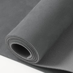 Suede Headliner Fabric with Foam Backing Material Gray 60″ x 72″ Dark Gray