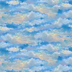 Moonlit Sky Allover Night Before Christmas 44″ Wide Abraham Hunter BTY