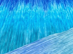 Crinkly Fabric Blue Teal Ombre Pleated 40″ x 60″ Scarf Clothing Table Topper