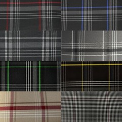GTI Plaid Car Upholstery Fabric – VW Golf MK7- 4mm Foam – 59″ – 150CM – Car,Seat
