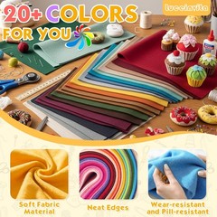 Brown Soft Acrylic Felt Fabric Sheet Sewing Home DIY Projects 18×36 Inch