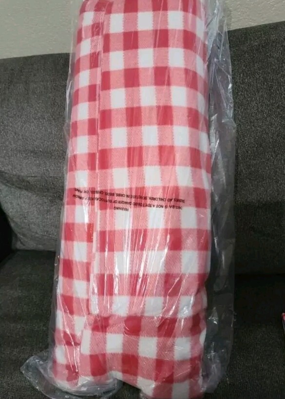 Pioneer woman charming check fleece fabric 60″ anti – pill.