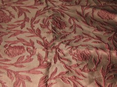 Kravet Couture, Grace Floral Weave, Floral Brocade, By The Piece, Color Ruby Red
