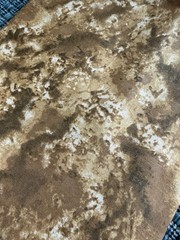 6 yds 100% Cotton Print Fabric – Marble Texture- Rustic Brown Colors/ Mocha