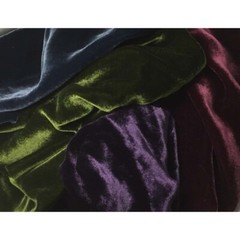 Silk VELVET Victorian Jewels Fabric Sample Set Remnants Lot 6×45″ each