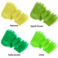 FabricLA | 60 inch Shaggy Faux Fur Fabric Trim Ribbon | 28 Colors to choose