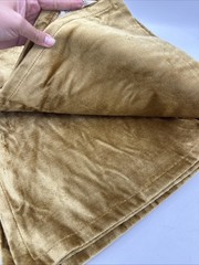 Rose Uniacke Silk Velvet Fabric 39”x51” In Flaxen 100% Silk Pile NEW!