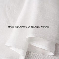 Silk Pongee Habutai 45″Wide By Yard White Silk Sheer Wedding Scarf Fabric