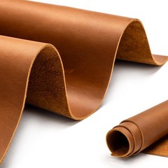 12×24 Inch Brown Genuine Leather Sheets Tooling Fabric Full Grain 2mm Thick