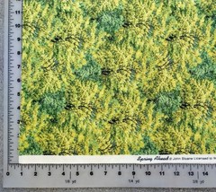 Wilmington Prints Tree Cotton Fabric Green Yellow Spring Up to 45” Wide BTY