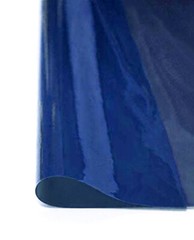 Navy Dark Blue Tinted Clear Vinyl 10 Gauge PVC Plastic Fabric by the Yard 54″