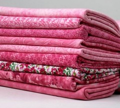 All Pink Fat Quarter Bundle – 9 Different Designs