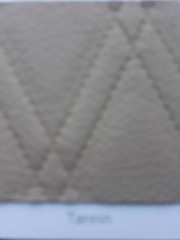 Marine Vinyl Fabric (TANNIN) Embossed Diamond Stitch Quality Outdoor UV 54″