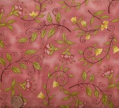 Feather Your Nest floral Clothworks fabric